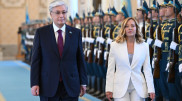 Ақордада Италия премьер-министрін қарсы алу рәсімі өтті