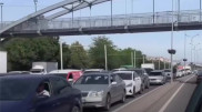 Алматыда Әл-Фараби даңғылы жабылып, ұзын-сонар кептеліс пайда болды