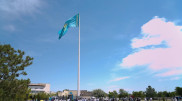 Түркістанда Мемлекеттік рәміздер ұлықталды