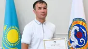 Алматы әкімдігінде адамдарды өрттен құтқарған қала тұрғыны марапатталды