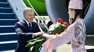 Өзбекстан президенті Мирзиёев Астанаға келді