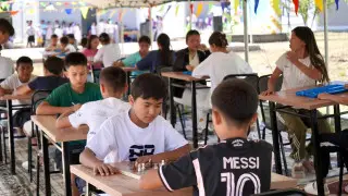 Түркістан: Төлебиде балаларға арналған модульді лагерь ашылды