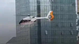 Алматы аспанындағы тосын көрініс: тұрғындарға тікұшақтың видеосы түсіндірілді