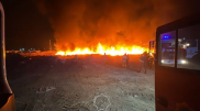 Астанада Алаш тасжолы бойындағы қоқыс полигоны өртенді