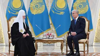 Тоқаев Мәскеу және бүкіл Ресей патриархы Кириллмен кездесу өткізді