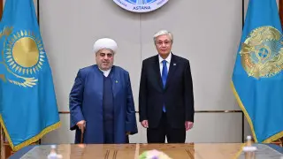 Тоқаев Кавказ мұсылмандары басқармасының төрағасын қабылдады
