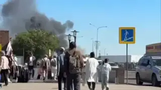 Астанада “Шапағат“ және “Әлем“ базарлары маңында өрт сөндіріліп жатыр