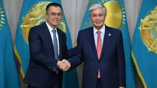 Тоқаев Binance компаниясының негізін қалаушы Чанпэн Чжаоны қабылдады