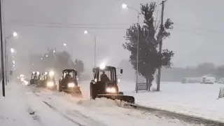 Павлодарда қалың қар жауды