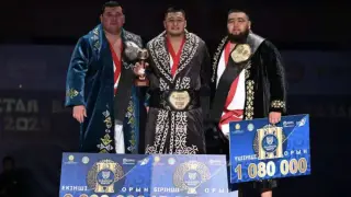 Тоқаев “Қазақстан барысы – 2025“ турнирінің жеңімпазын құттықтады