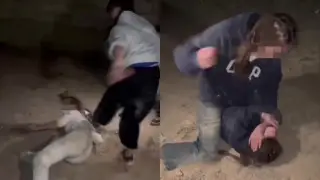 Жаңаөзенде оқушы қыздар төбелес ұйымдастырған