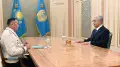 Тоқаев ҰҚК төрағасы Ермек Сағымбаевты қабылдады