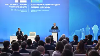“Серіктестігіміз шынайы достыққа негізделген“: Тоқаев пен Стубб бизнес форумға қатысты