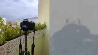 Қазақстандық фотограф пәтерінің балконынан Үлкен Алматы шыңындағы достарын видеоға түсіріп алды