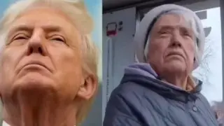 Желіде Дональд Трампқа ұқсайтын зейнеткердің видеосы тарады