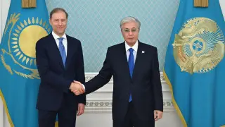 Тоқаев Ресей үкіметі төрағасының бірінші орынбасарын қабылдады