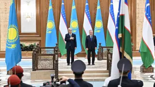 Ташкентте Тоқаевты ресми қарсы алу рәсімі өтті