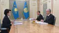 Тоқаев еңбек және халықты әлеуметтік қорғау министрі Жақыпованы қабылдады