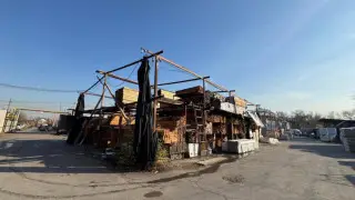 Алматыда заңсыз салынған базар сүрілді