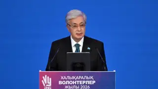 Тоқаев Волонтерлер форумында сөз сөйледі