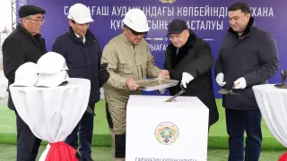 Президент тапсырмасымен Сарыағашта 300 төсек-орындық заманауи көпбейінді аурухана құрылысы басталды