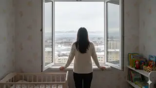 Таразда әйел балаларын бесінші қабаттан лақтырып жіберген