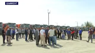 Шымкентте арнайы техника жүргізушілері жұмысқа шығудан бас тартты