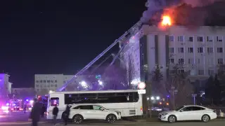 Ақтөбе облысы әкімдігіндегі өрт: оқиға орнында не болып жатыр?