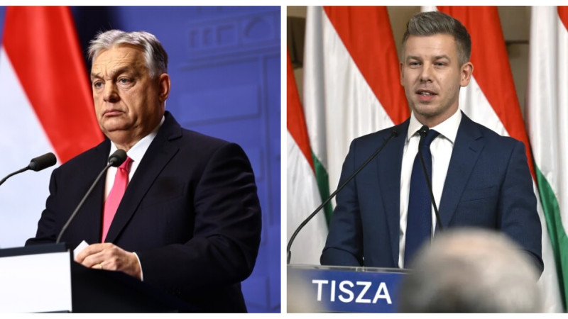 Виктор Орбан және Петер Мадьяр. Фото: Anadolu Ajansı