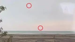 Қазақстандықтарды Каспий теңізіне құлаған белгісіз нысандардың видеосы алаңдатты