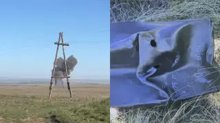 “Жарылыс пен түтін“. Ақтөбе облысында дронның құлаған сәті видеоға түсіп қалды