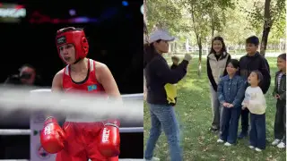 Бокстан Азия чемпионатының қола медалін алған көпбалалы ана марапатталды