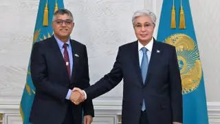 Тоқаев БҰҰ Дүниежүзілік метеорология ұйымының президентін қабылдады