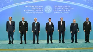Тоқаев Түркістанда ТМҰ елдерінің басшыларын қарсы алды