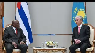 Тоқаев Куба вице-президентімен кездесті