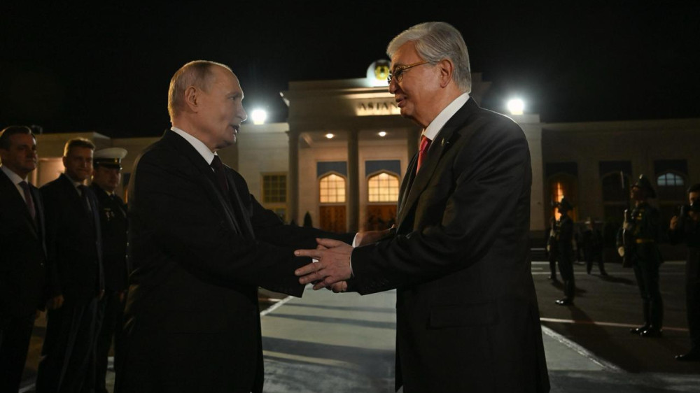 Тоқаев Путинді Астана әуежайынан шығарып салды
