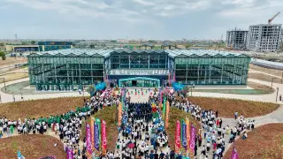 Балаларға базарлық: Қызылордада Ботаникалық бақ пайдалануға берілді