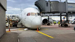 Франкфурт әуежайында Boeing 787 ұшар алдында “жата кетті“