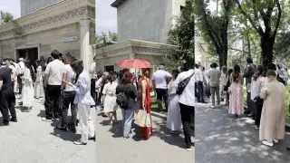 Жаппай үйлену: АХАТ бөлімдерінде әдемі датаға бола ұзын-сонар кезек пайда болды