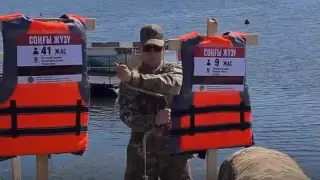 “Соңғы жүзу“. Қостанай жағажайында үрейлі белгілер орнатылды