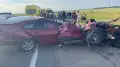 Солтүстік Қазақстанда ірі жол апатынан сегіз адам, оның ішінде балалар зардап шекті