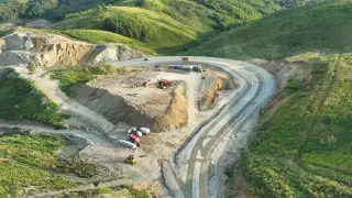 Рахман қайнарына баратын жолға алғаш рет асфальт төселеді