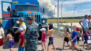 “Семей орманындағы“ өртке байланысты балалар лагерінен 200-ден аса адам эвакуацияланды