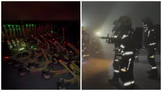 Алматыдағы өрт кезінде құтқарушылар жүздеген жаңа самокатты оттан аман алып қалды