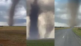Павлодар облысындағы ауылда құйын соқты: видео
