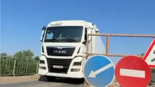 БҚО-дағы халықаралық автожолда көлік қозғалысына шектеу қойылды