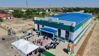 Қызылордада “Ауыл – ел бесігі“ бағдарламасы аясында екі заманауи спорт кешені пайдалануға берілді