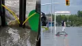 Астанада ауа райы тосын мінез көрсетті: бүгін бүкіл қала талқылап жатқан кадрлар