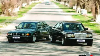 BMW e32 против Mercedes-Benz w126 - сравнение легенд