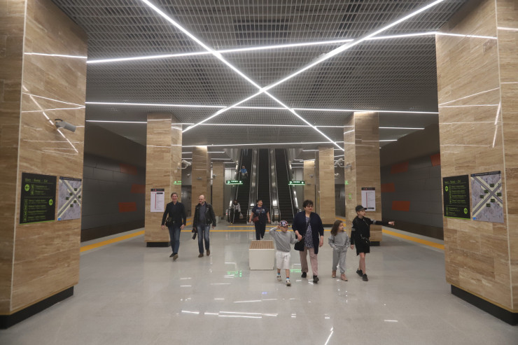 Новые станции метро Алматы приняли первых пассажиров - фото 2